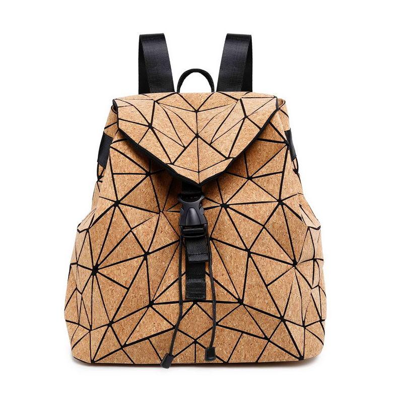 Wood grain handbag