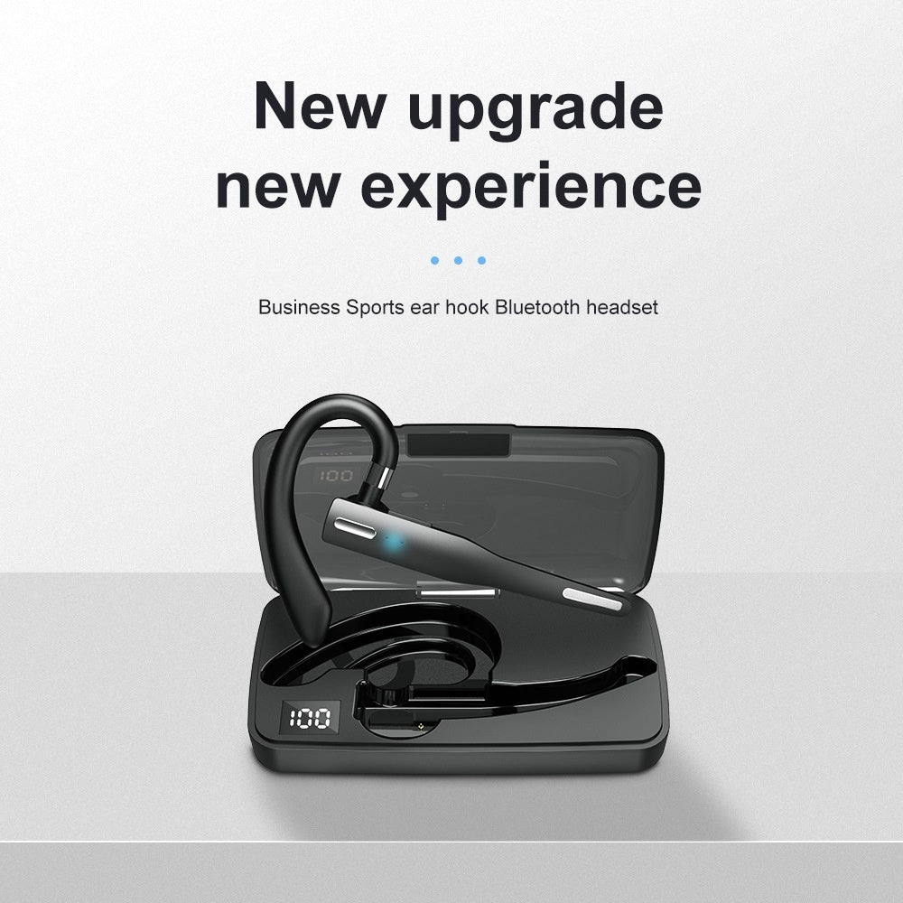 Business Ear-mounted Single-ear Bluetooth Headset Call Noise Reduction