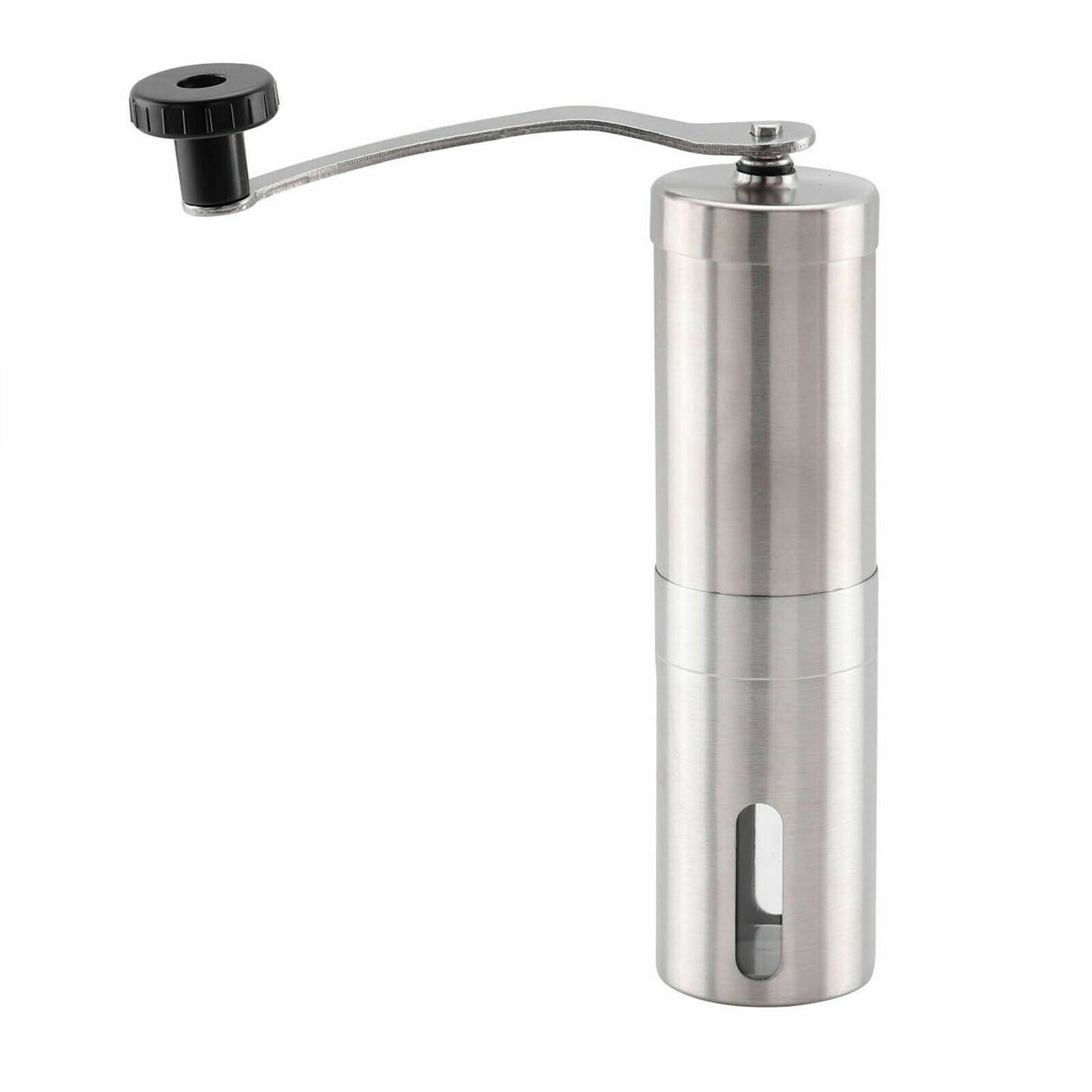 Portable Manual Coffee Grinder Stainless Steel with Ceramic Burr Bean Mill
