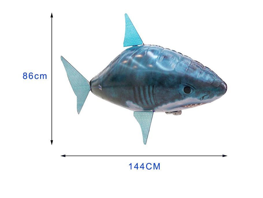 Remote Control Shark Toys Air Swimming Fish Infrared RC Air Balloons Inflatable RC Flying Air Plane Kids Toys - ACCA General Merchandise