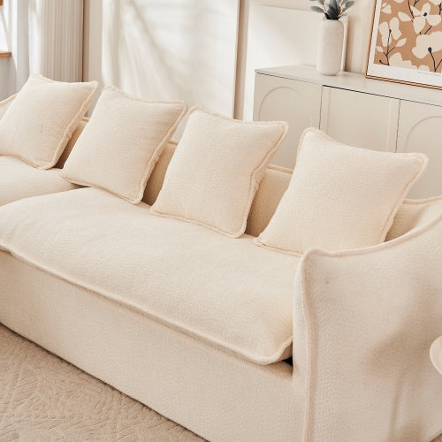 L-Shape Sofa Couch with Chaise Home Furniture Sleeper Sectional Sofa For Apartment, Office Left Hand Facing
