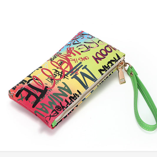 Colorful Graffiti New Jelly Bag Can Be Issued On Behalf Of The Colorful Graffiti Handbag