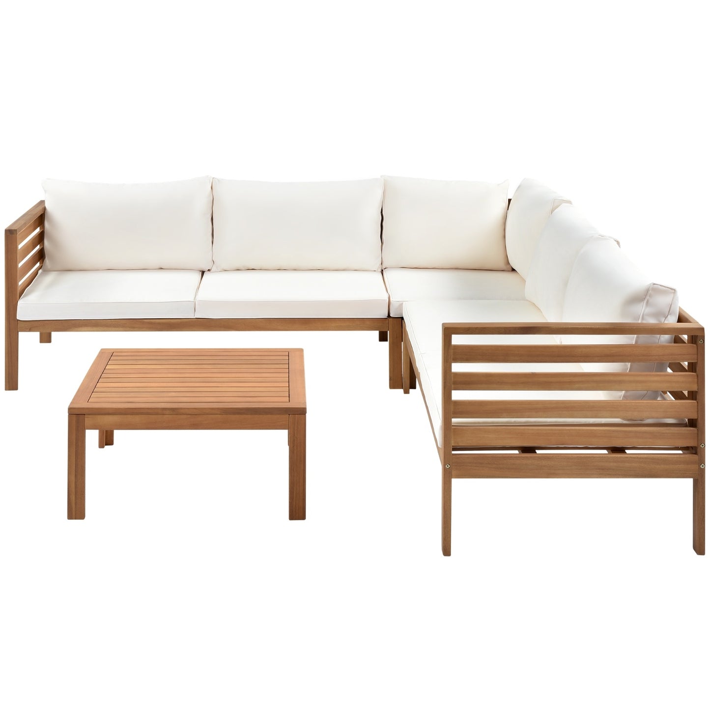 Exotic Wooden Outdoor Sofa Set/UV & Water Resistant