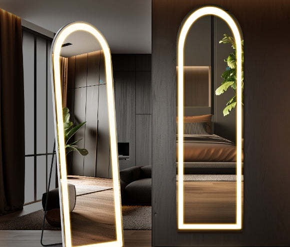LED Vanity Mirror with 3- Color Lighting - Touch Control Lighted Makeup Mirror