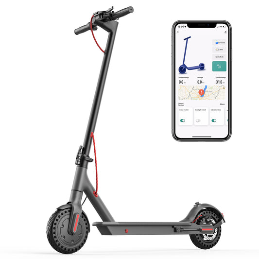 ASKGO Electric Scooter For Adults, 350W Motor, 21Miles Range, 19 Mph, 8.5in Tires, Folding Commuter E Scooter With Dual Suspension And Braking System - ACCA General  Merchandise