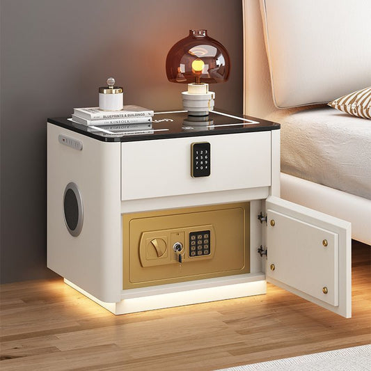 Bedroom Multi-functional Smart Safe Bedside Table Wireless Integrated Charging Safe
