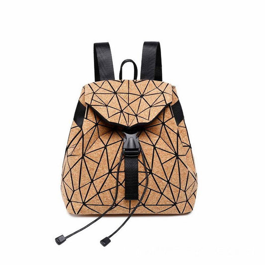 Wood grain handbag