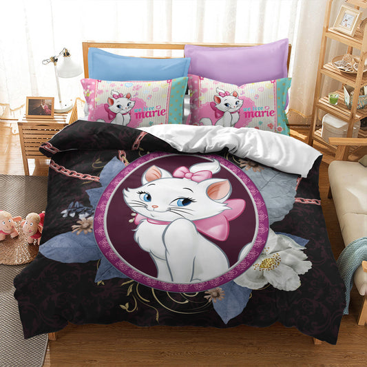 Cat print bed sheet - ACCA General  Merchandise