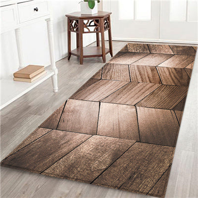 Square long kitchen mat