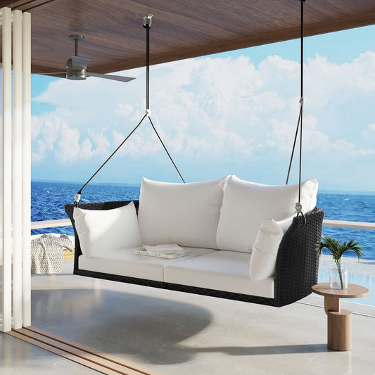 Porch Swing Chair with Ropes