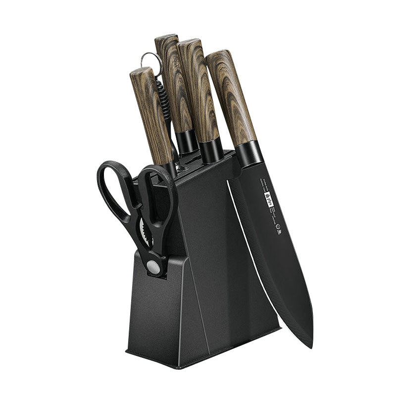 Anti-rust Black Blade Knives Kitchen Suit Household