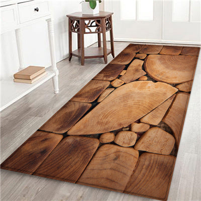 Square long kitchen mat