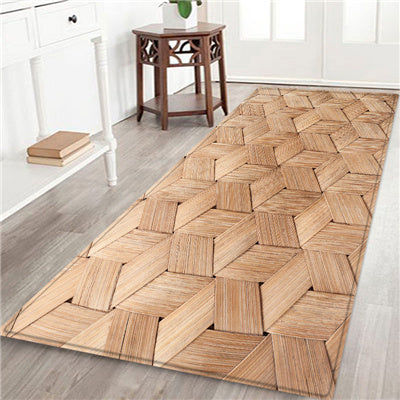 Square long kitchen mat