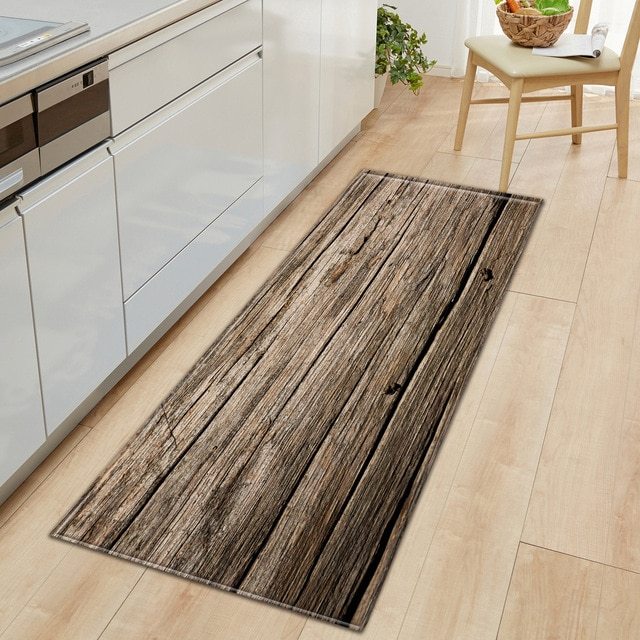 Square long kitchen mat