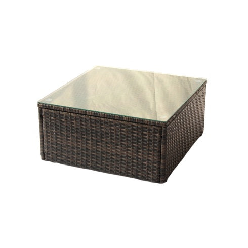 7- Piece Patio Furniture Set/ PE Rattan Garden Corner Sofa