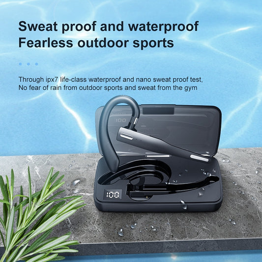 Business Ear-mounted Single-ear Bluetooth Headset Call Noise Reduction