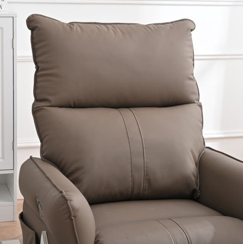 Modern Small Swing Swivel Recliner Bedroom Chair