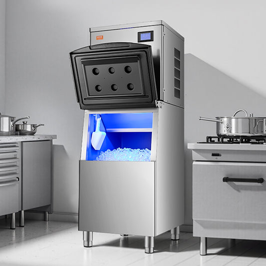 Commercial Ice Maker Machine 360 Lbs Day Self-Cleaning Ice Machine - Head Only